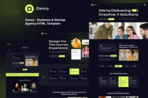 Mua Zency - Business & Startup Agency HTML Template giá rẻ