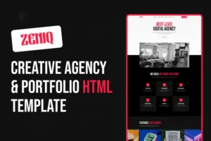 Mua Zeniq - Creative Agency & Portfolio HTML Template giá rẻ