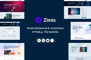 Mua Zimis - Data Science & Analytics HTML5 Template giá rẻ