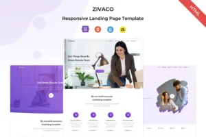 Mua Zivaco - Responsive Bootstrap Landing Template giá rẻ