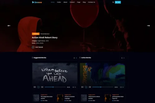 Mua Zmovo - Online Movie Video And TV Show HTML giá rẻ