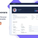 Zoovara – Personal Portfolio Resume CV Template