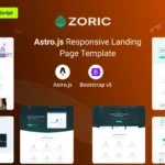 Zoric – Astro JS Responsive Landing Page Template