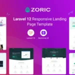 Zoric Laravel 12 Responsive Landing Page Template