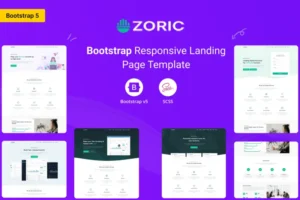 Mua Zoric - Responsive Landing Page Template giá rẻ