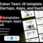 Zubaz – Startup & SaaS React Js Tempalte