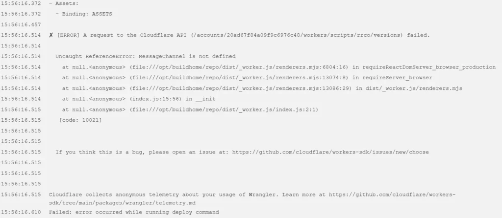 10021 Worker Deployment Error là gì