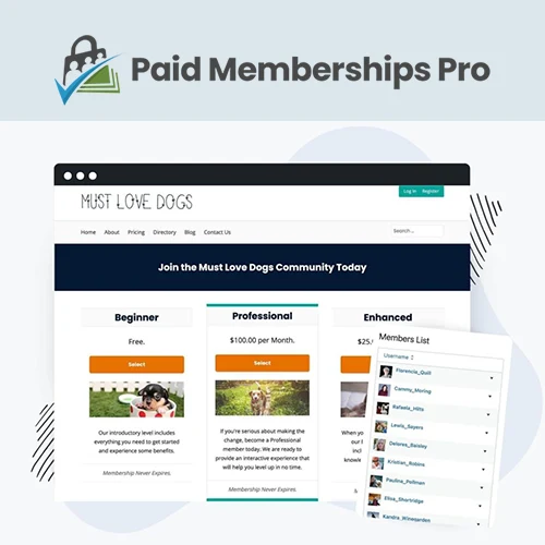 mua Paid Memberships Pro