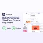 Revision – Optimized Personal Blog WordPress Theme