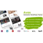 Avas – Elementor MultiPurpose WordPress Theme