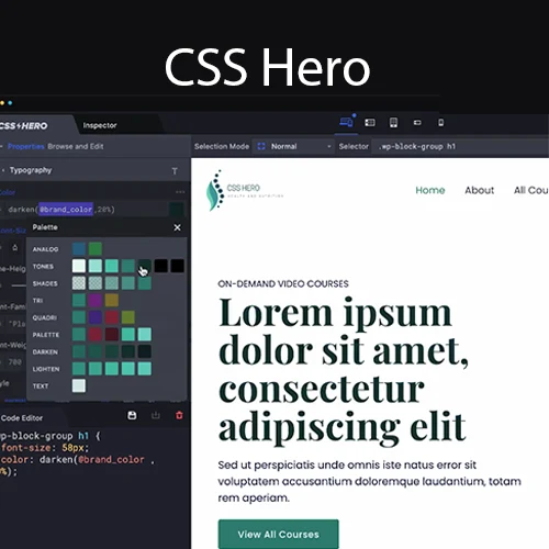 mua css hero plugin