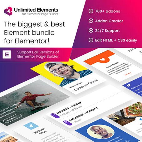tải Unlimited Elements for Elementor Page Builder