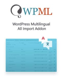 tải WordPress Multilingual All Import Addon