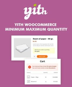 tải YITH WooCommerce Minimum Maximum Quantity