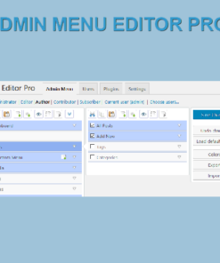 mua Admin Menu Editor Pro
