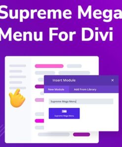 mua Supreme Mega Menu For Divi