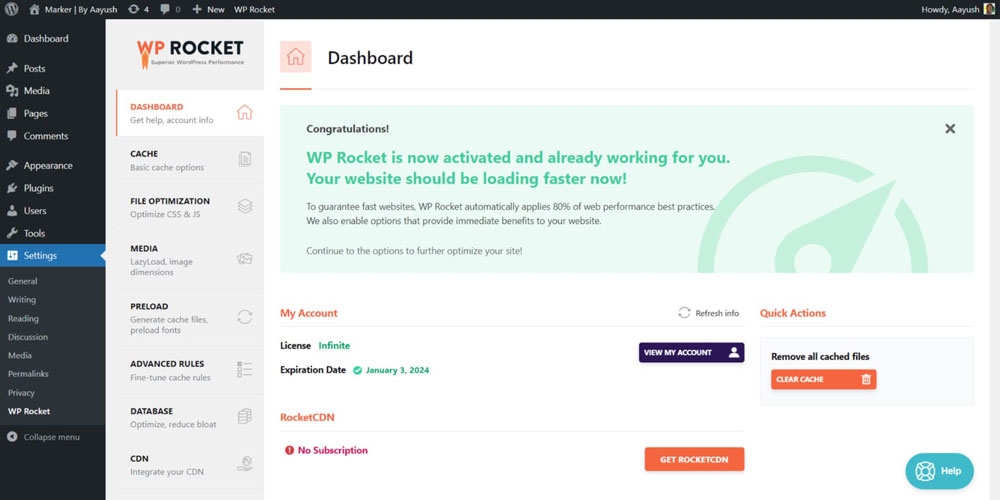 đánh giá WP Rocket